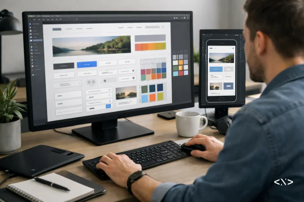 Frontend developer UI UX interface